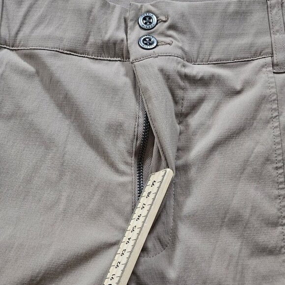 Torrid Joggers Womens 18 Beige Happy Camper Ripstop Crop Active Pockets Stretch - Picture 9 of 14